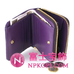 ミュウミュウ MIU MIU 二つ折り財布 財布 サイフ パープル 5M0522-ST.COCCO-LUX-VIOLA 